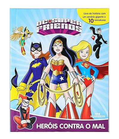 DC SUPER FRIENDS - HERIS CONTRA O MAL - ( GRTIS CENRIO E 10 MINIATURAS )