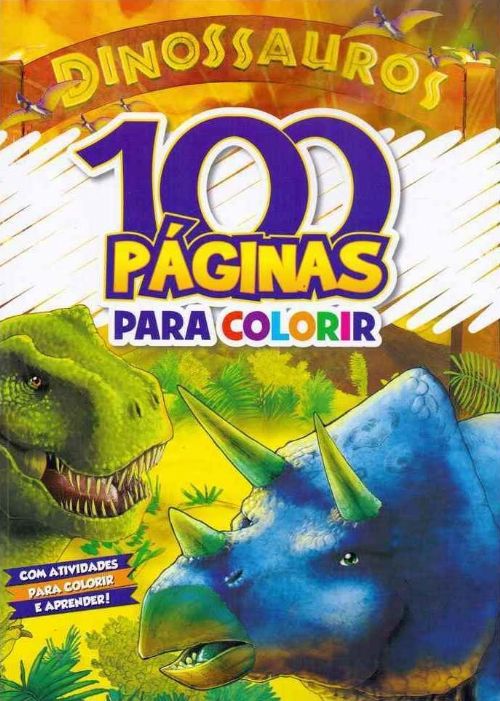 100 PGINAS PARA COLORIR - DINOSSAUROS