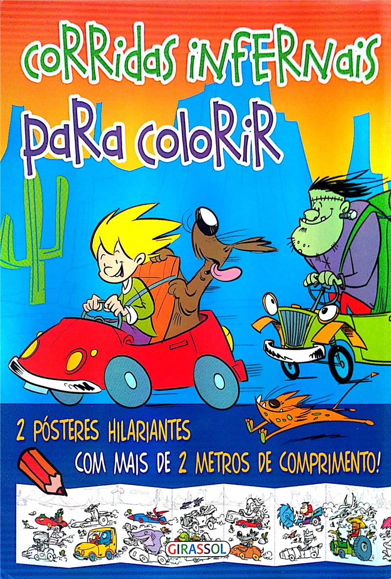 CORRIDAS INFERNAIS PARA COLORIR 