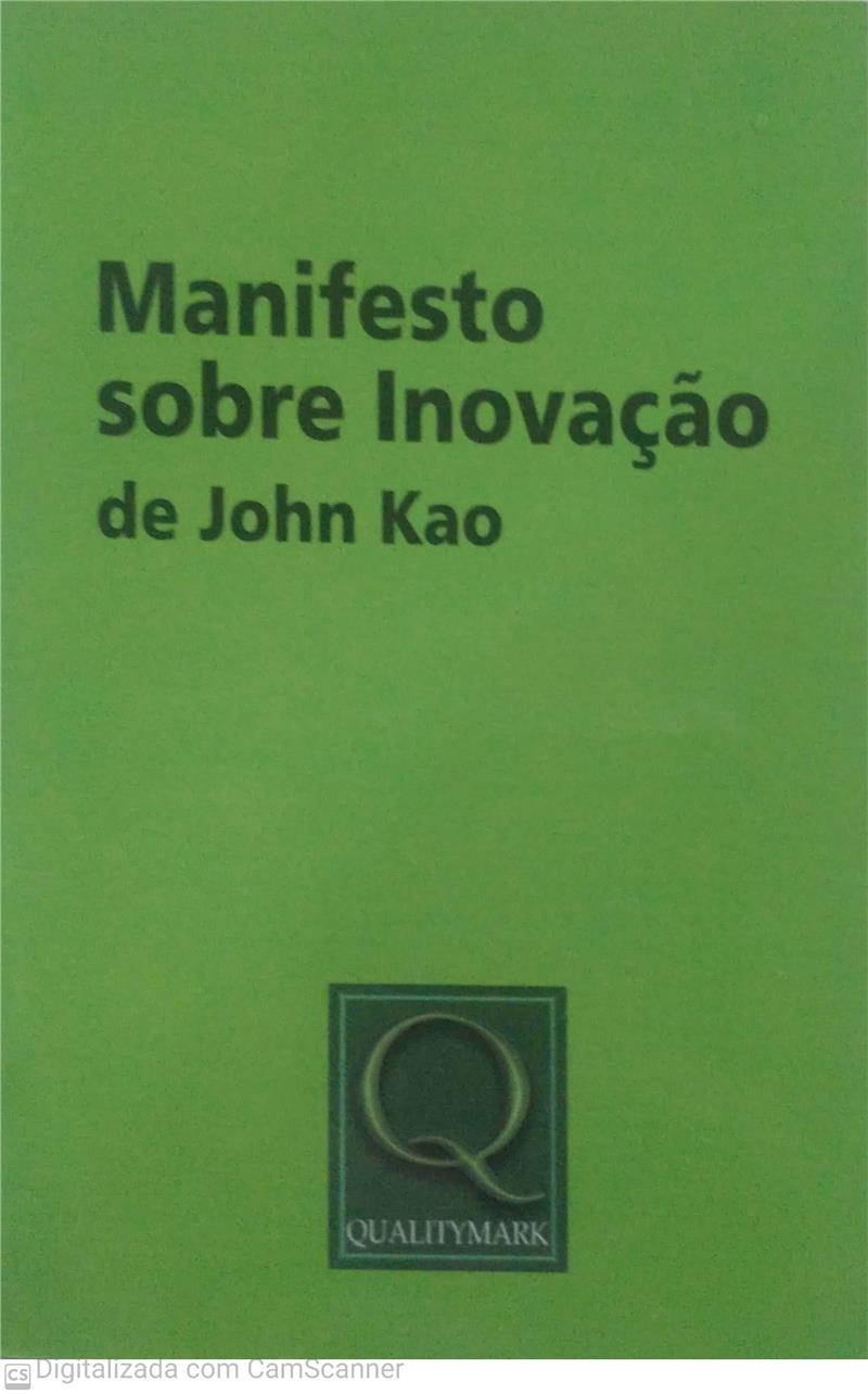 MANIFESTO SOBRE INOVAO DE JOHN KAO