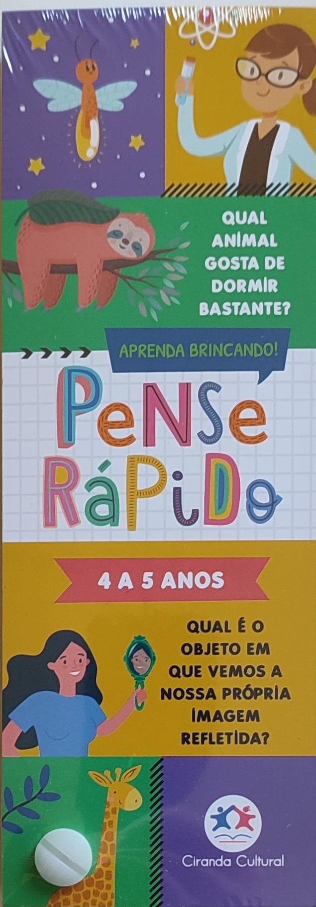 PENSE RPIDO - 4 A 5 ANOS
